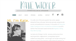 Desktop Screenshot of katewicker.com